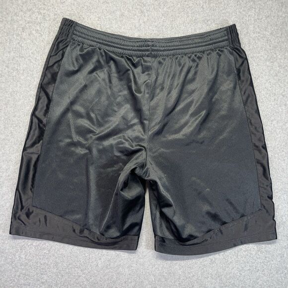 Nike Silver Tag Basketball Gym Shorts Men’s L Large Black Gray Vintage Y2K - Picture 5 of 16